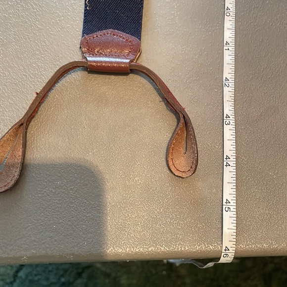 Paisley Burgundy on Dark Gray Adjustable Suspenders 100% Silk - Picture 7 of 7